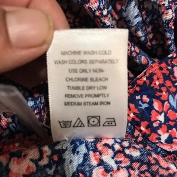 Woman Within Tunic Top Women’s Size 5X Color Orange Floral Long Sleeve’s Notched - Picture 10 of 14